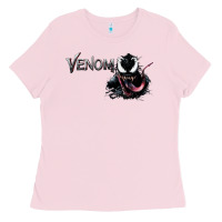 Bubblegum Pink VENOM THE MOVIE Ladies Tee - artisFamous