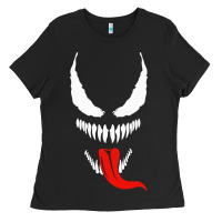 Black VENOM THE MOVIE Ladies Tee - artisFamous