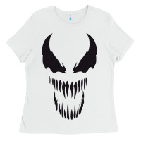 White VENOM THE MOVIE Ladies Tee - artisFamous