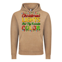 Vintage Coffee christmas lights are my favorite color Vintage Hoodie - FaDigitalArtStudio