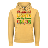 Christmas Lights Are My Favorite Color Vintage Hoodie | Teevron