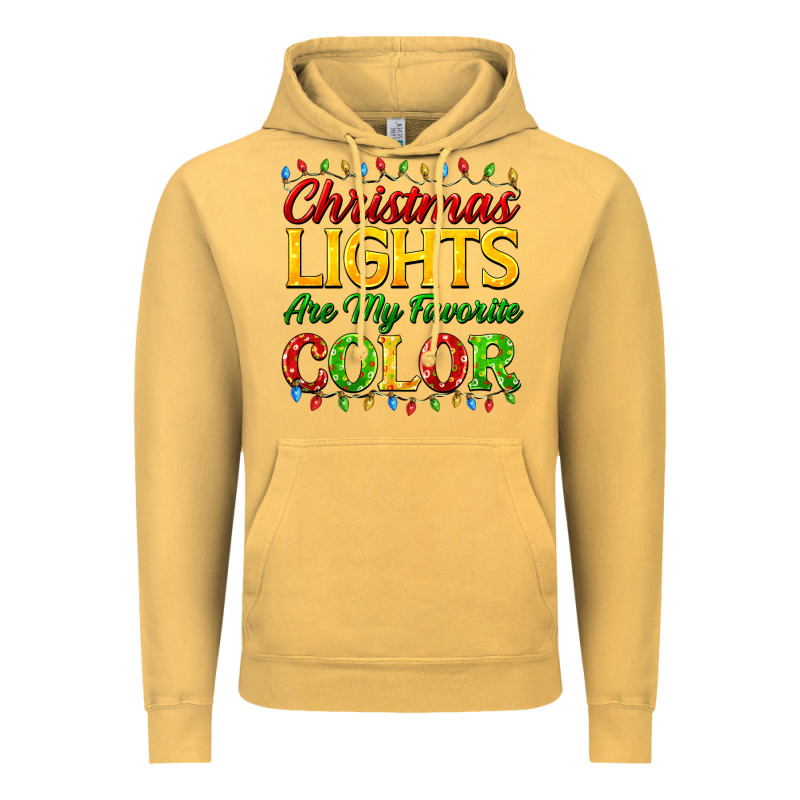 Christmas Lights Are My Favorite Color Vintage Hoodie by FaDigitalArtStudio | Teevron