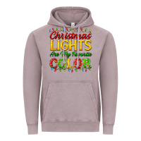 Vintage Zinc christmas lights are my favorite color Vintage Hoodie - FaDigitalArtStudio
