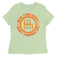 Matcha real cars dont shift themselves Ladies Tee - artisFamous