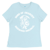 Baby Blue sons of anarchy Ladies Tee - artisFamous