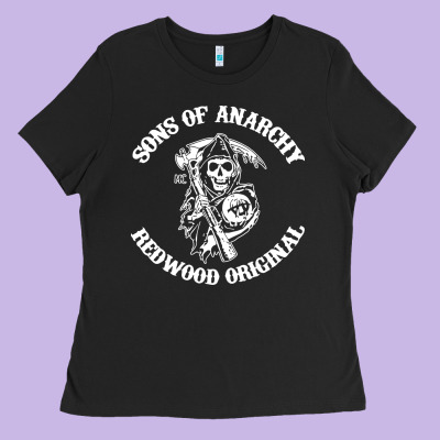 Sons Of Anarchy Ladies Tee Designed By Artisfamous
