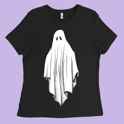 Sheet Ghost Ladies Tee Designed By Artisfamous