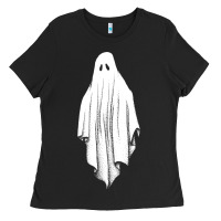 Black sheet ghost Ladies Tee - artisFamous