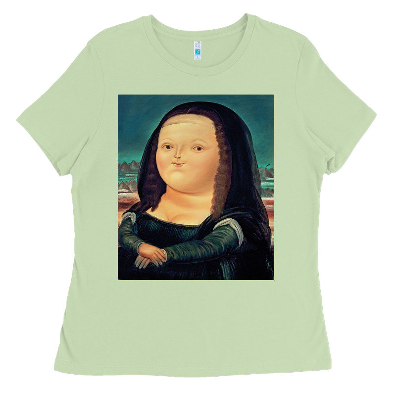 Fernando Botero Mona Lisa Ladies Tee by artisFamous | Teevron