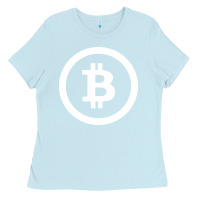 Baby Blue bitcoin Ladies Tee - artisFamous