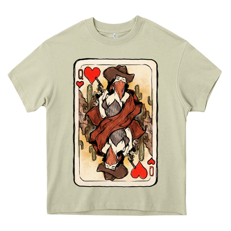 Queen Of Hearts Cowgirl Heavy Core Tee by HowdyJamesFarm | Teevron