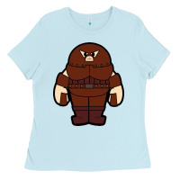 Baby Blue juggernaut chibi Ladies Tee - artisFamous