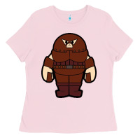 Bubblegum Pink juggernaut chibi Ladies Tee - artisFamous