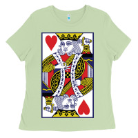 Matcha king of hearts Ladies Tee - artisFamous