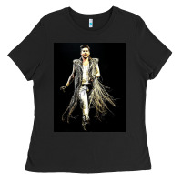 Black adam lambert 01 Ladies Tee - artisFamous