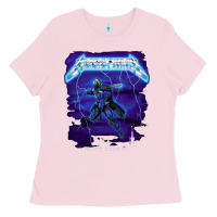 Bubblegum Pink blast the lightning Ladies Tee - artisFamous