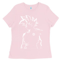 Bubblegum Pink Goku Ladies Tee - artisFamous