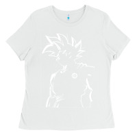 White Goku Ladies Tee - artisFamous
