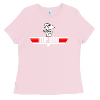 Bubblegum Pink top dog Ladies Tee - artisFamous