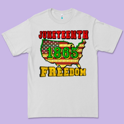 Juneteenth 1865 Freedom Premium Tee Designed By Cowgirlartshop