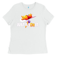 White pooh just pooh Ladies Tee - artisFamous
