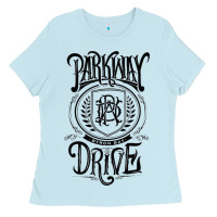 Baby Blue Essential Design Ladies Tee - artisFamous