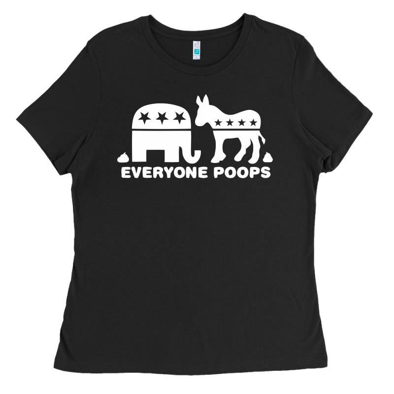 Everyone Poops Ladies Tee by artisFamous | Teevron