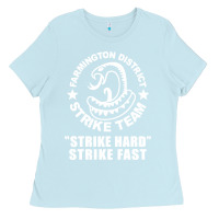 Baby Blue farmington strike team Ladies Tee - artisFamous