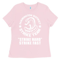 Bubblegum Pink farmington strike team Ladies Tee - artisFamous