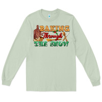 Matcha baking through the snow Long Sleeve Tee - FaDigitalArtStudio