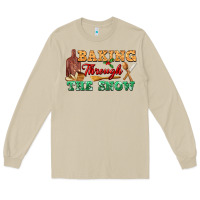 Mushroom baking through the snow Long Sleeve Tee - FaDigitalArtStudio