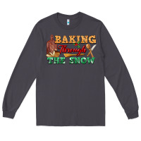 Smoke baking through the snow Long Sleeve Tee - FaDigitalArtStudio