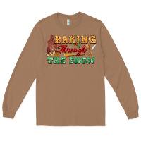 Toasted Coconut baking through the snow Long Sleeve Tee - FaDigitalArtStudio
