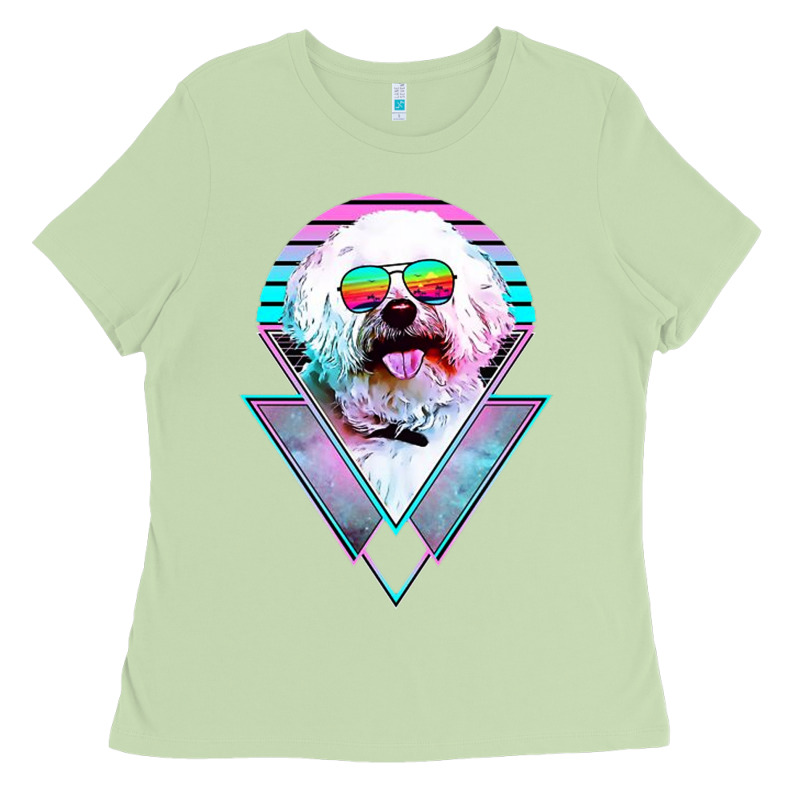 Bichons Frise Dog Vintage Ladies Tee by artisFamous | Teevron