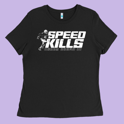 Henry Ruggs Speed Kills Ladies Tee Designed By Artisfamous