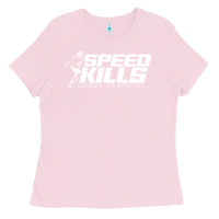 Bubblegum Pink henry ruggs speed kills Ladies Tee - artisFamous