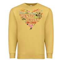 Antique Gold mental health matters Premium Sweatshirt - JahusDesignShop