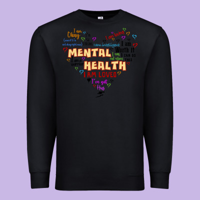 Mental Health Matters Premium Sweatshirt Designed By Jahusdesignshop