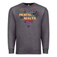 Charcoal Heather mental health matters Premium Sweatshirt - JahusDesignShop