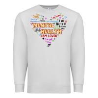 Dove Grey mental health matters Premium Sweatshirt - JahusDesignShop