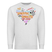 Oatmeal Heather mental health matters Premium Sweatshirt - JahusDesignShop