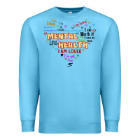 Ocean Blue mental health matters Premium Sweatshirt - JahusDesignShop