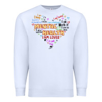 White mental health matters Premium Sweatshirt - JahusDesignShop