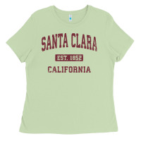 Matcha santa clara cali ca vintage athletic sports design Ladies Tee - artisFamous