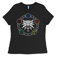 Black camiseta witcher Ladies Tee - artisFamous