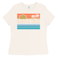 Bone santa c.r.u.z cali sunset 70s 80s surfer summer sun Ladies Tee - artisFamous