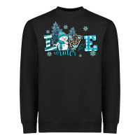 Black love winter Heavyweight Sweatshirt - AdoDesignShop