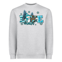 Heather Grey love winter Heavyweight Sweatshirt - AdoDesignShop