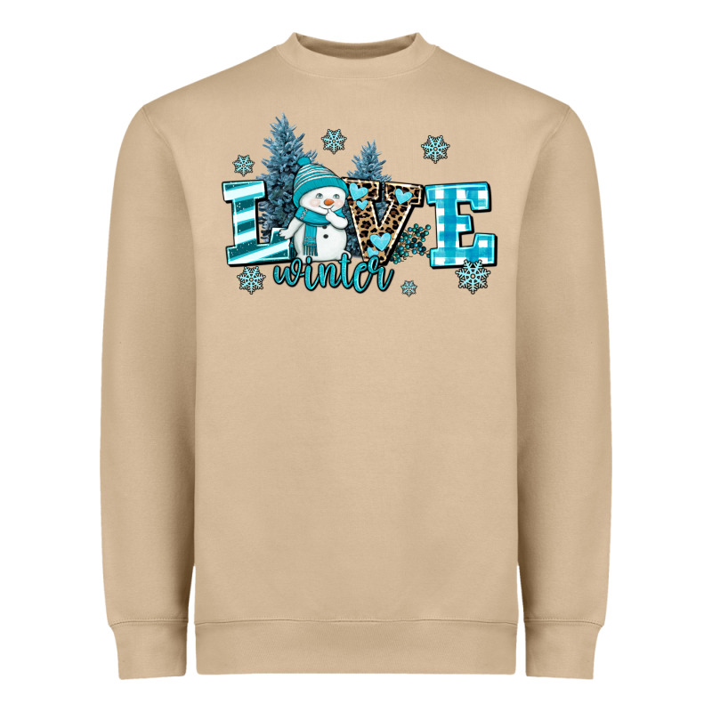 Love Winter Heavyweight Sweatshirt by AdoDesignShop | Teevron