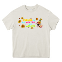 Cream fueled by ıced coffee and anxiety Heavy Core Tee - TumblerDesignByShophia